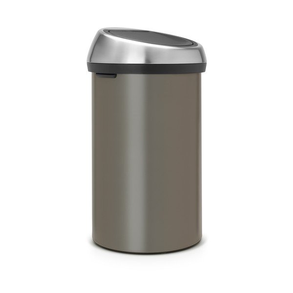 Šedý dotykový ocelový odpadkový koš 60 l Touch Bin – Brabantia