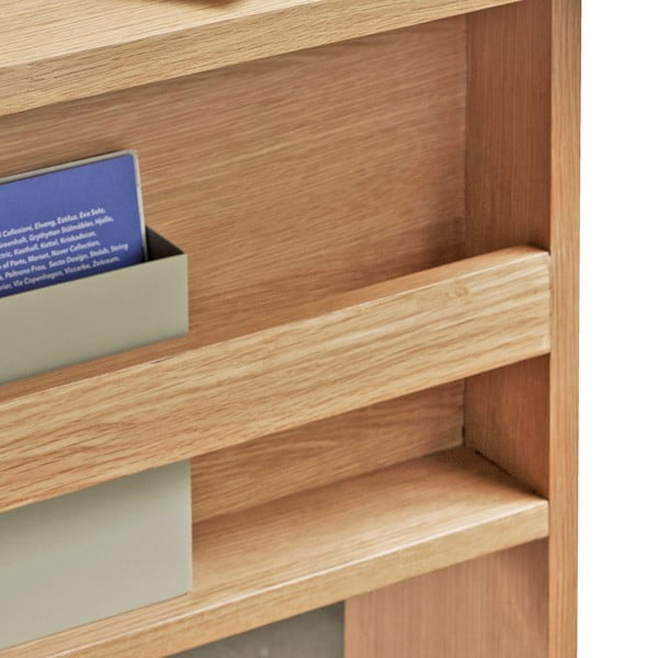 Pracovní stůl s deskou v dubovém dekoru 70x140 cm Forma – Hübsch-image-3