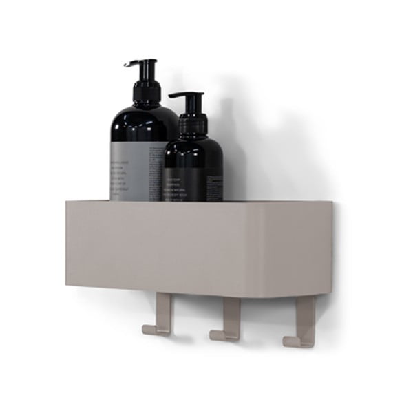 Taupe nástěnná ocelová koupelnová polička Multi – Spinder Design-image-2