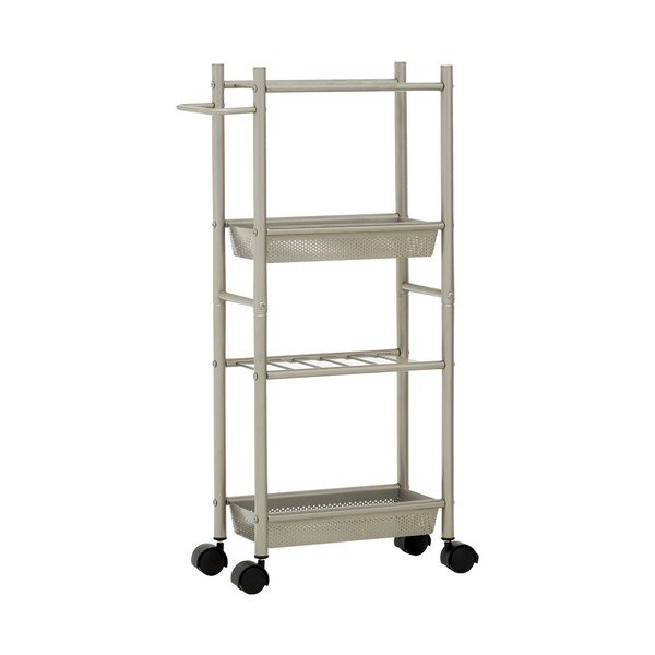 Kovový servírovací stolek na kolečkách 16x40 cm Dara – Premier Housewares