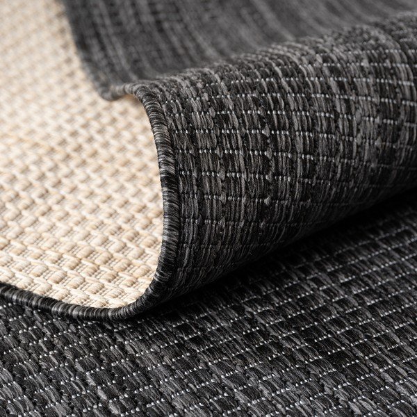 Černý kulatý vnitřní a venkovní koberec ø 80 cm Mira 1450 – Ayyildiz Carpets-image-3
