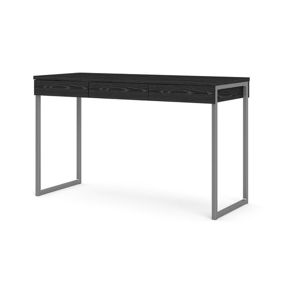 Černý pracovní stůl Tvilum Function Plus, 126 x 52 cm-image-2