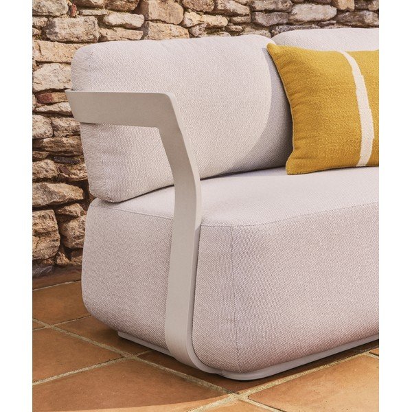 Béžová čalouněná zahradní pohovka Tamaris – Kave Home-image-1
