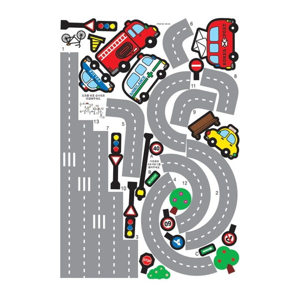 Nástěnná samolepka Ambiance Car For Children-image-1