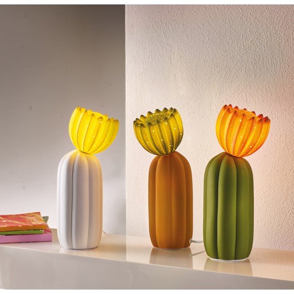 Oranžová světelná dekorace do zásuvky ø 10 cm Cactus – Brandani-image-1