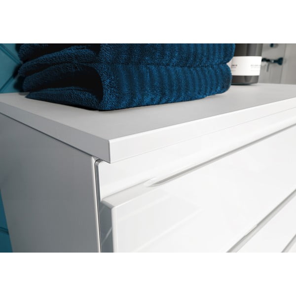 Bílá koupelnová skříňka 60x97 cm Salinas - Germania-image-1