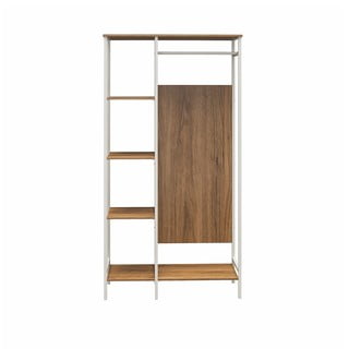 Šatní skříň v dekoru ořechu 95x180 cm Modine - Støraa