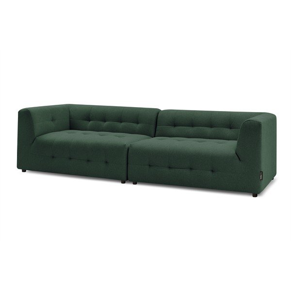 Tmavě zelená pohovka 324 cm Kleber - Bobochic Paris-image-4