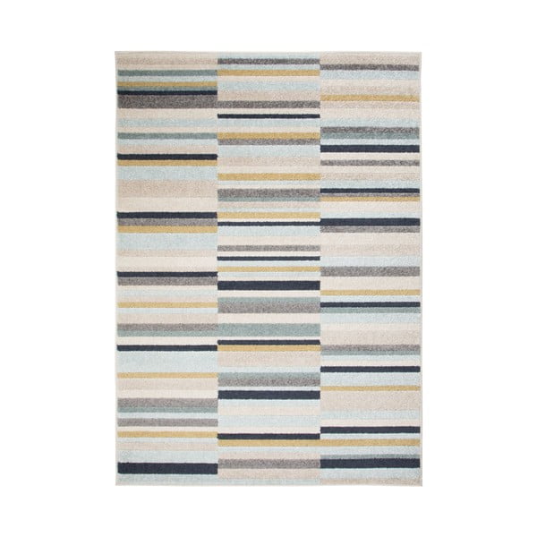 Šedo-modrý koberec Flair Rugs Urban Lines, 133 x 185 cm