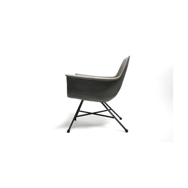 Nízké betonové křeslo Lyon Béton Hauteville-image-3