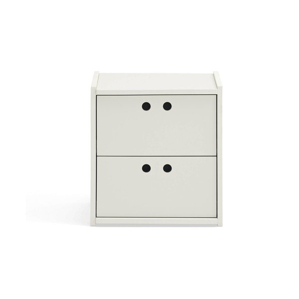 Krémový noční stolek Wally – Teulat