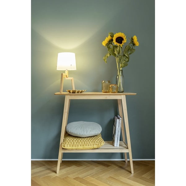 Bambusový konzolový stolek v přírodní barvě 30x80 cm Kona – Wenko-image-1