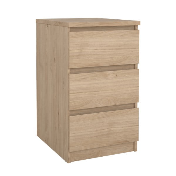 Komoda v dekoru dubu v přírodní barvě 40x70x50 cm Naia – Tvilum-image-3