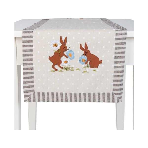 Běhoun na stůl Clayre & Eef Rabbit-image-1