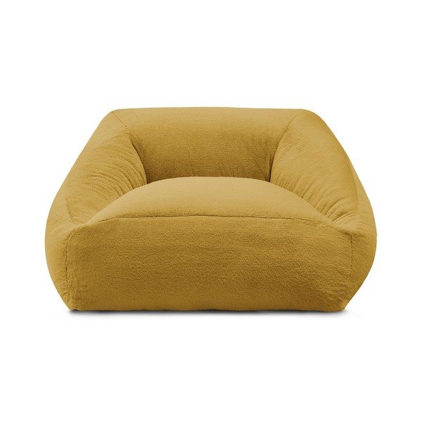 Žlutý sedací vak z umělé kožešiny Lilibet – Bobochic Paris-image-3