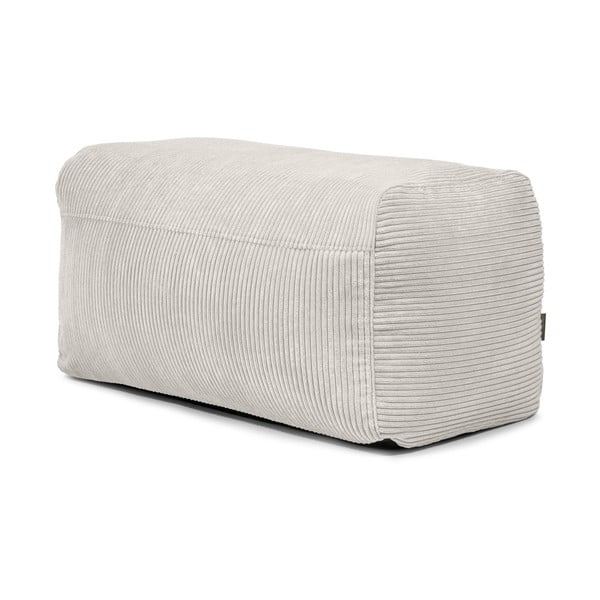 Krémový manšestrový sedací vak Plus 100 Lounge – SLOWDOWN