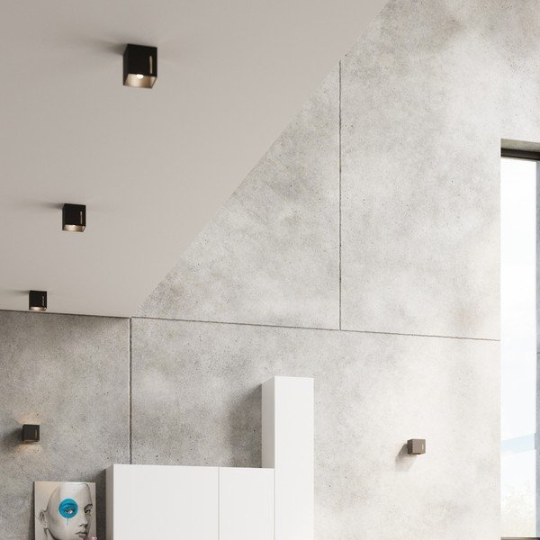 Černé nástěnné svítidlo Pax – Sollux-image-4