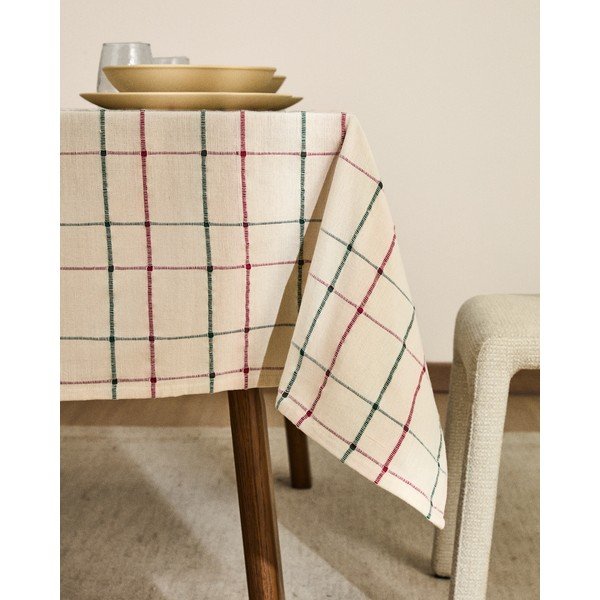 Ručně výraběný ubrus z žakáru 150x250 cm Aldelie – Kave Home-image-1