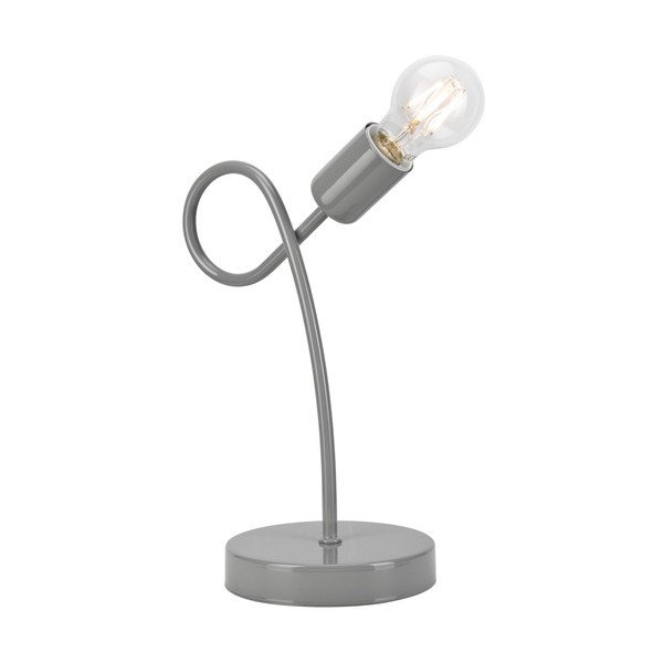 Šedá stolní lampa - LAMKUR