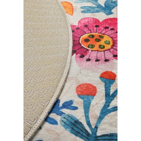 Dětský protiskluzový koberec Conceptum Hypnose Hello Spring, ø 140 cm-image-2