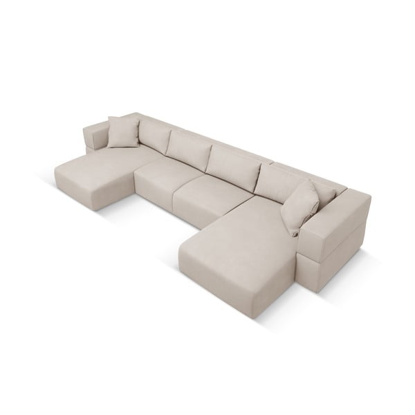 Béžová rohová pohovka do "U" Esther – Milo Casa-image-2