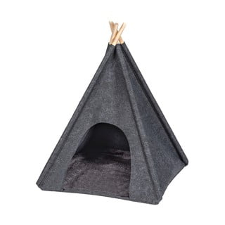 Tmavě šedý teepee stan pro domácí mazlíčky Wenko