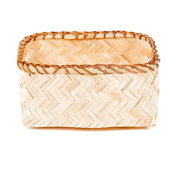 Úložný bambusový košík Compactor Halong Basket, 26 x 12 cm-image-1