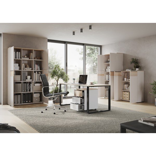 Pracovní stůl v dekoru dubu 80x160 cm Oviedo – Germania-image-1