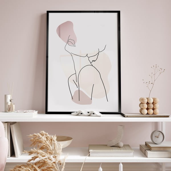 Obraz 50x70 cm Woman Pink – Styler-image-1