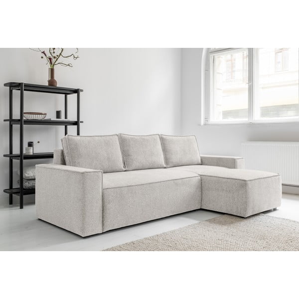 Krémová rozkládací rohová pohovka (variabilní) Brave Dave – Miuform-image-2