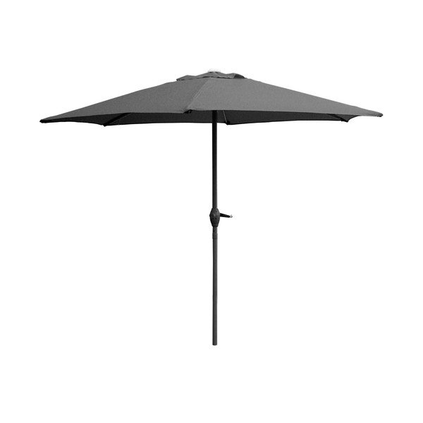 Šedý slunečník ø 230 cm – Happy Green