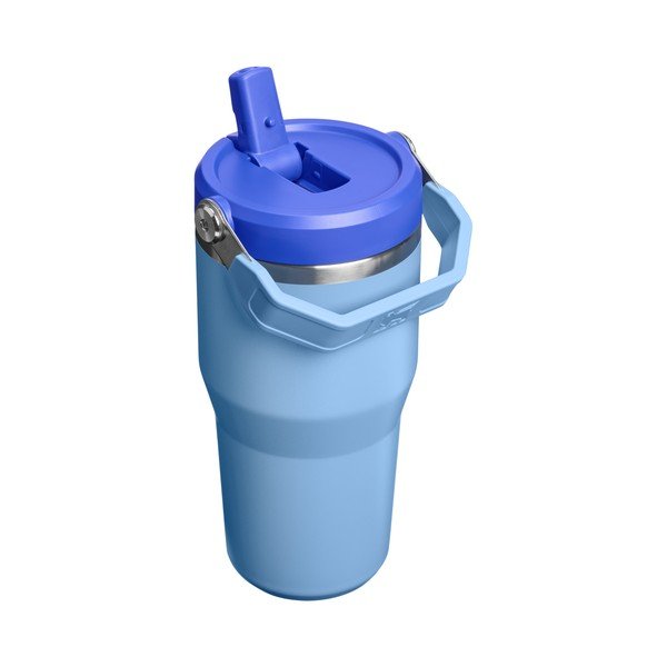 Modrá termoska z nerezové oceli 600 ml IceFlow™ Flip Straw 2.0 Tumbler Blue Sky – Stanley-image-1