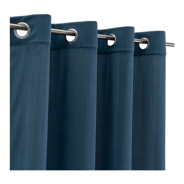 Modrý manšestrový závěs 140x260 cm Merely – Casa Selección-image-2