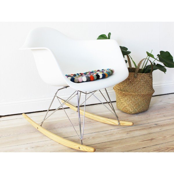 Kulličkový vlněný podsedák Wooldot Ball Chair Pad Multi Pang, ⌀ 39 cm-image-2