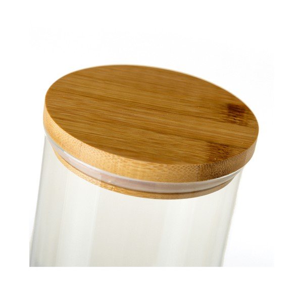 Skleněná dóza s bambusovým víčkem Casa Selección, 1,4 l-image-1