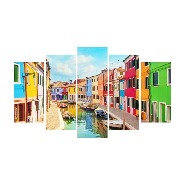 Vícedílný obraz na plátně City Canal