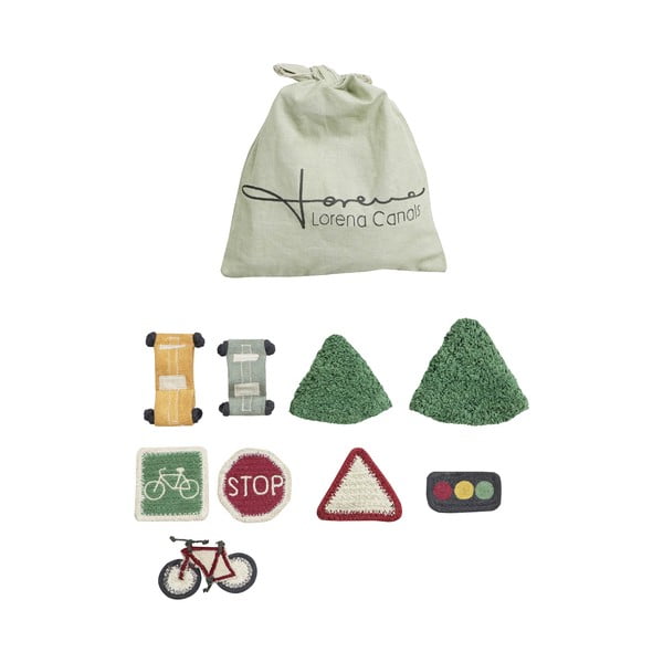 Šedý bavlněný dětský hrací koberec 120x170 cm Eco-City – Lorena Canals-image-4