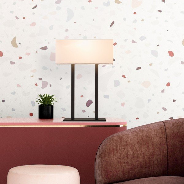 Bílo-černá stolní lampa (výška 52 cm) Salihini – Opviq lights-image-3