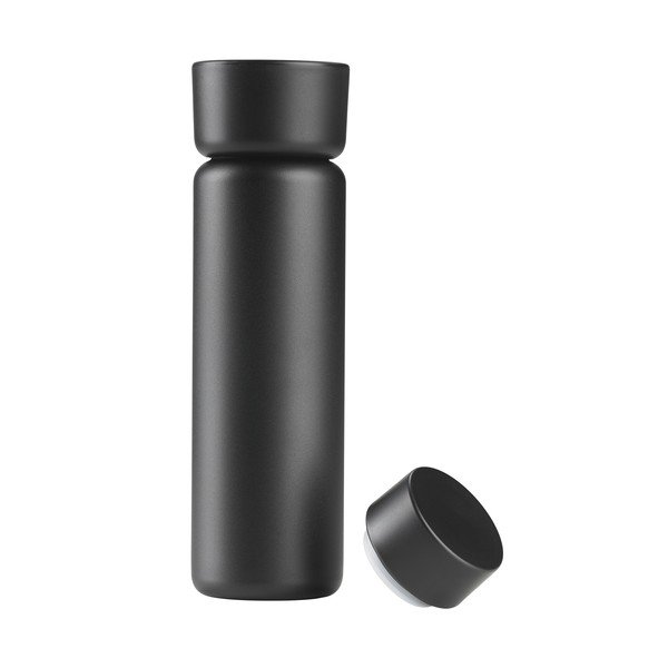 Černý termo hrnek z nerezové oceli 650 ml Singles – Zone-image-4