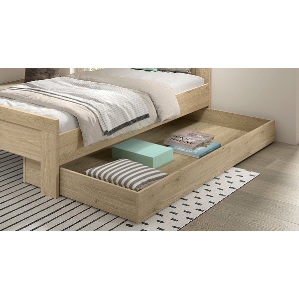 Šuplík pod dětskou postel 90x200 cm v přírodní barvě Sam – Vipack-image-1