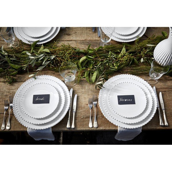 Bílý kameninový dezertní talíř Costa Nova Pearl, ⌀ 22 cm-image-1