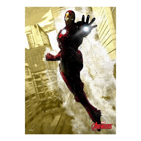 Nástěnná cedule Marvel Dark Edition - Iron Man