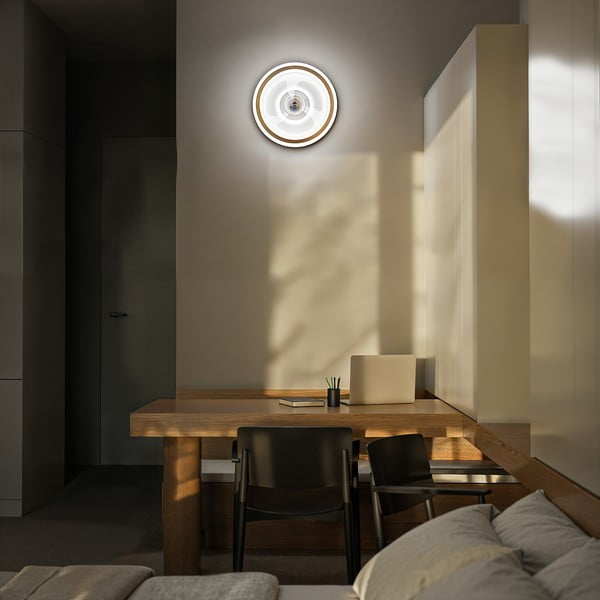 Bílé LED stropní svítidlo na dálkové ovládání/s ventilátorem Alan Move – SULION-image-1