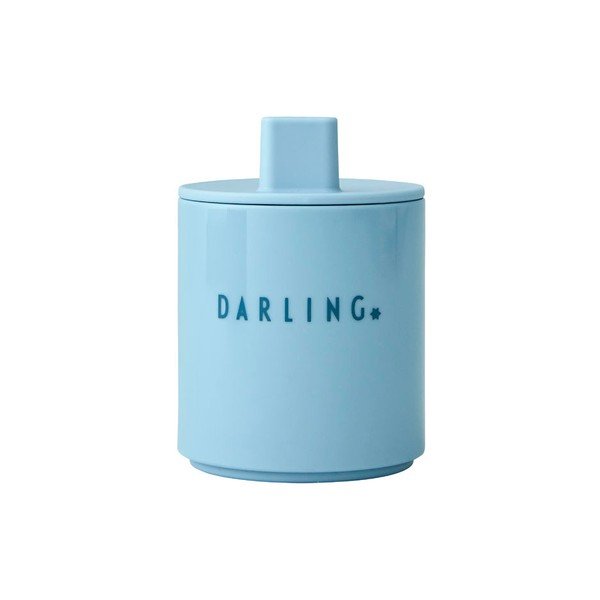 Světle modrý dětský hrnek Design Letters Mini Darling-image-1