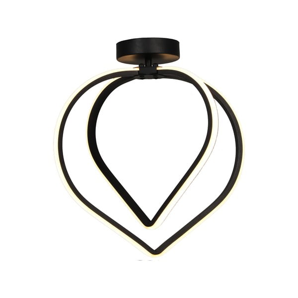 Černé kovové LED stropní svítidlo Pars – Squid Lighting-image-2