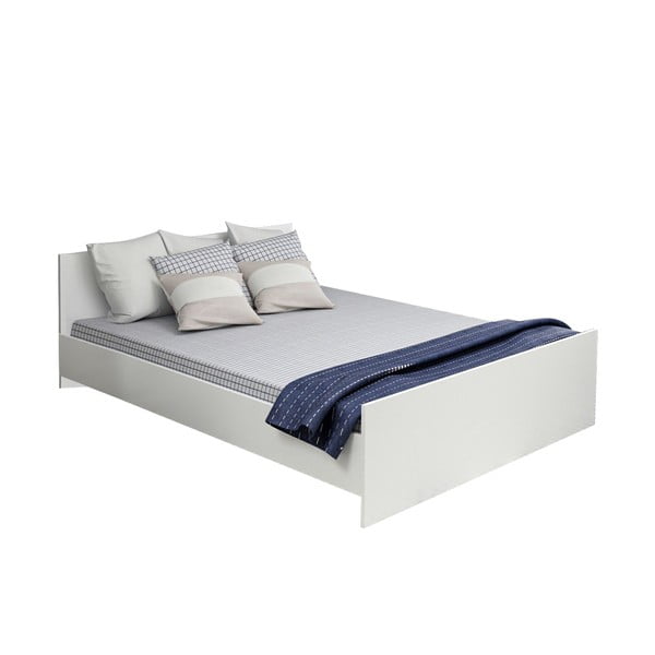 Bílá dvoulůžková postel 160x200 cm Kale – Kalune Design