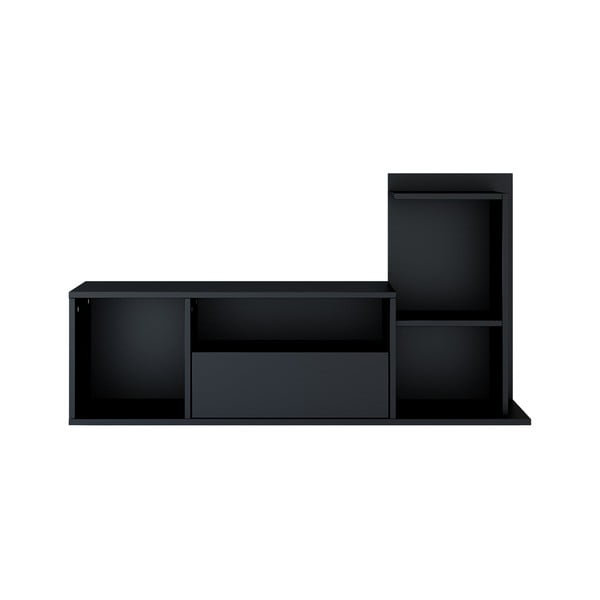 Černý TV stolek Sumatra, šířka 120 cm