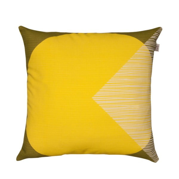 Žlutý polštář Orla Kiely OK Cushion, 45 x 45 cm