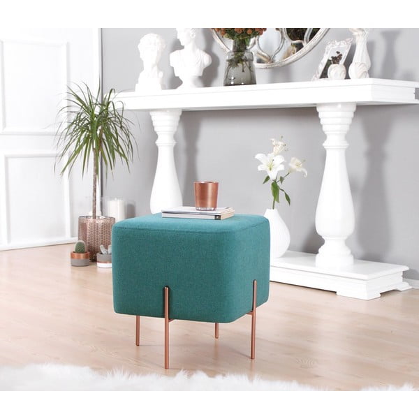 Modrý taburet Copper – Artie-image-1