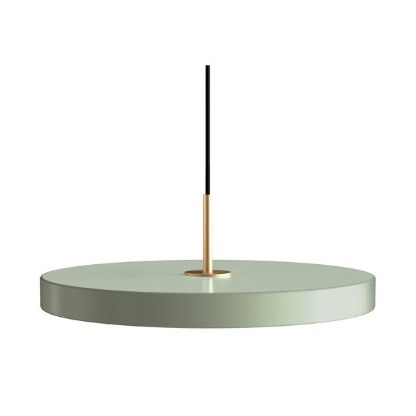 Světle zelené LED závěsné svítidlo s kovovým stínidlem ø 43 cm Asteria – UMAGE
